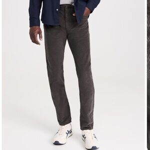 Faherty Stretch Corduroy 5 Pocket Corduroys washed black. New with out tag.